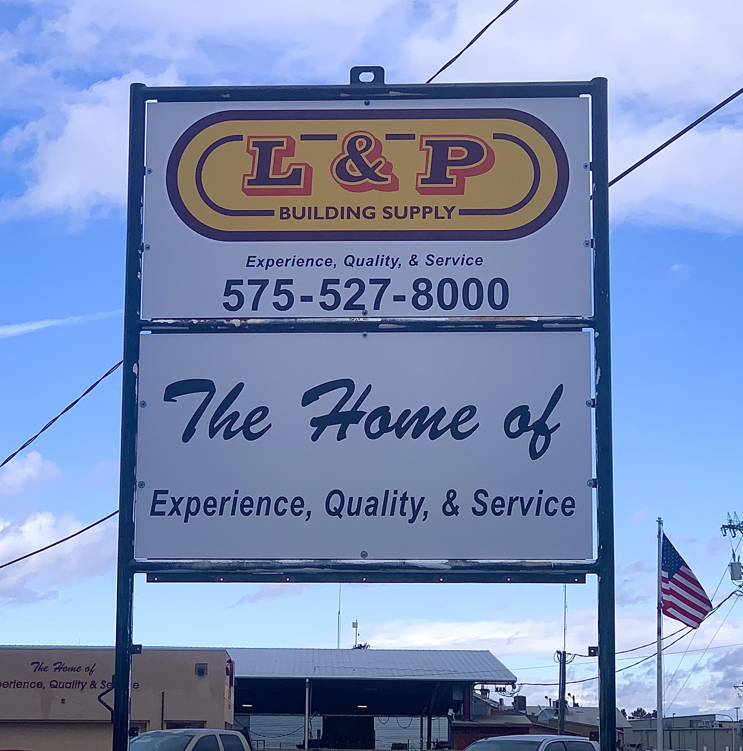 L&P Building Supply signage