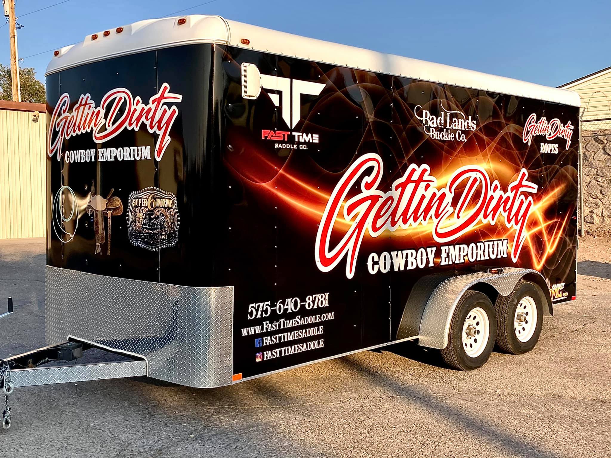 Gettin Dirty trailer wrap