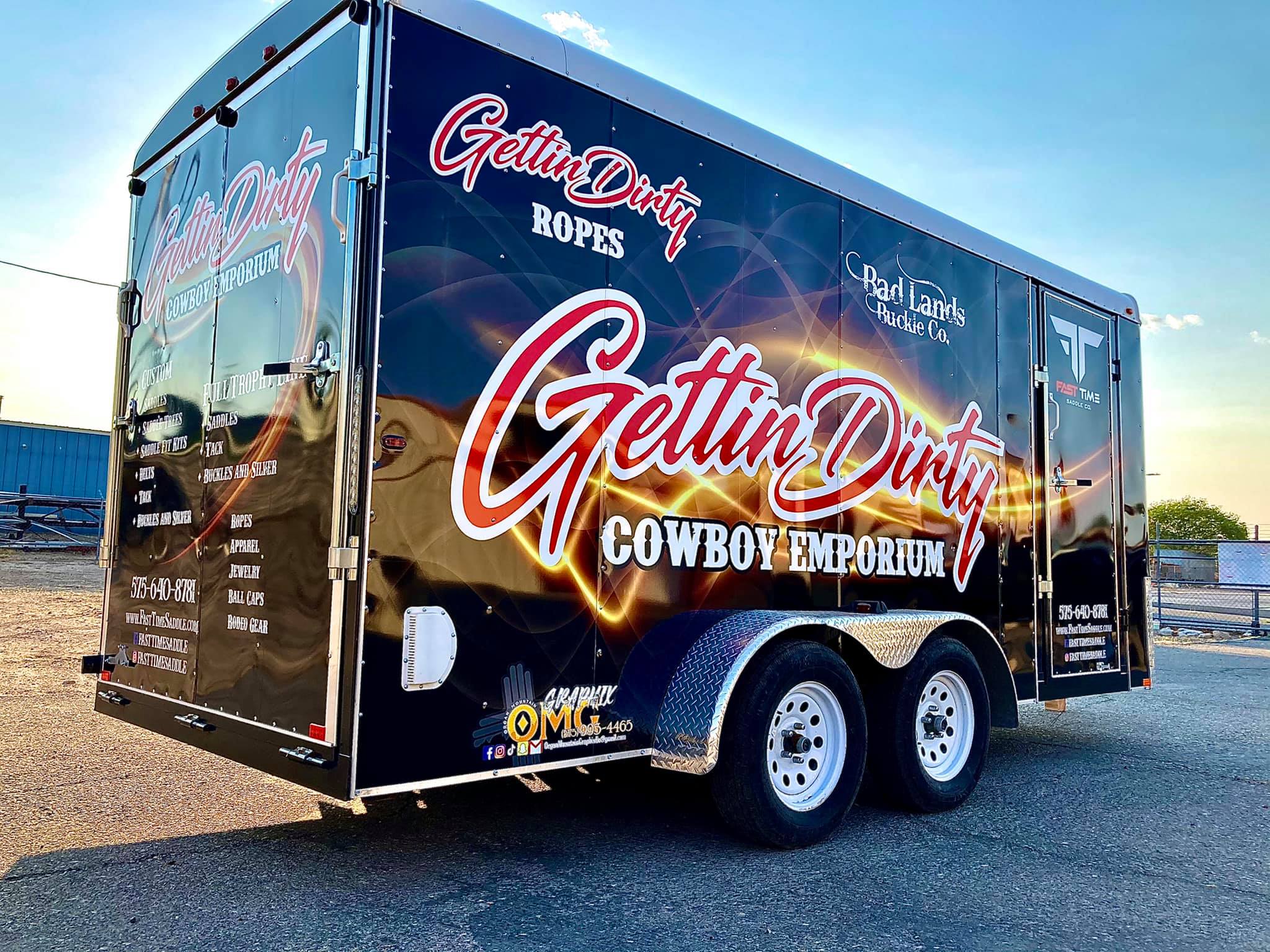 Gettin Dirty trailer wrap