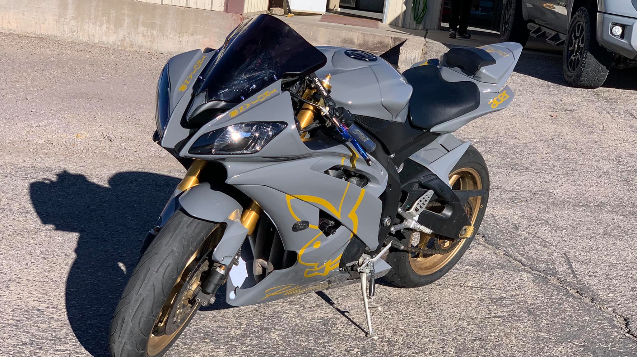 Motorcycle after color change